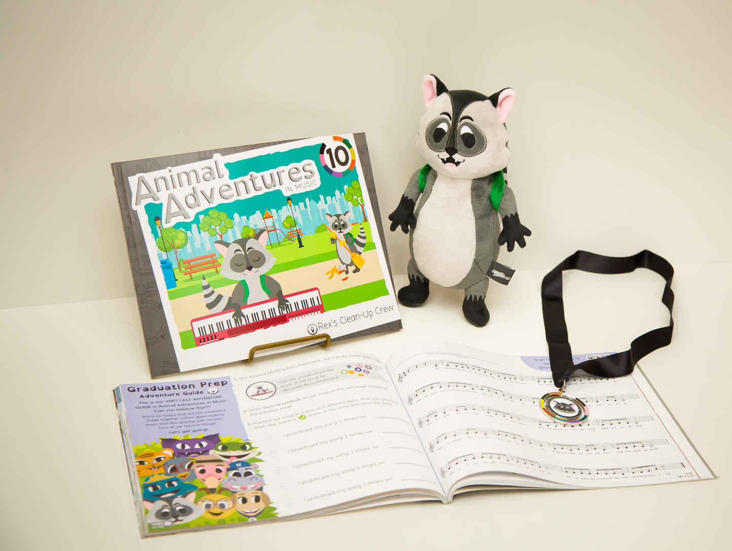 Rex the Raccoon Stuffed Animal