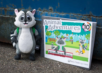 Rex the Raccoon Stuffed Animal